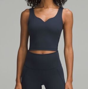 Lululemon Sweetheart Wunder Train Tank Top Cropped Size 4